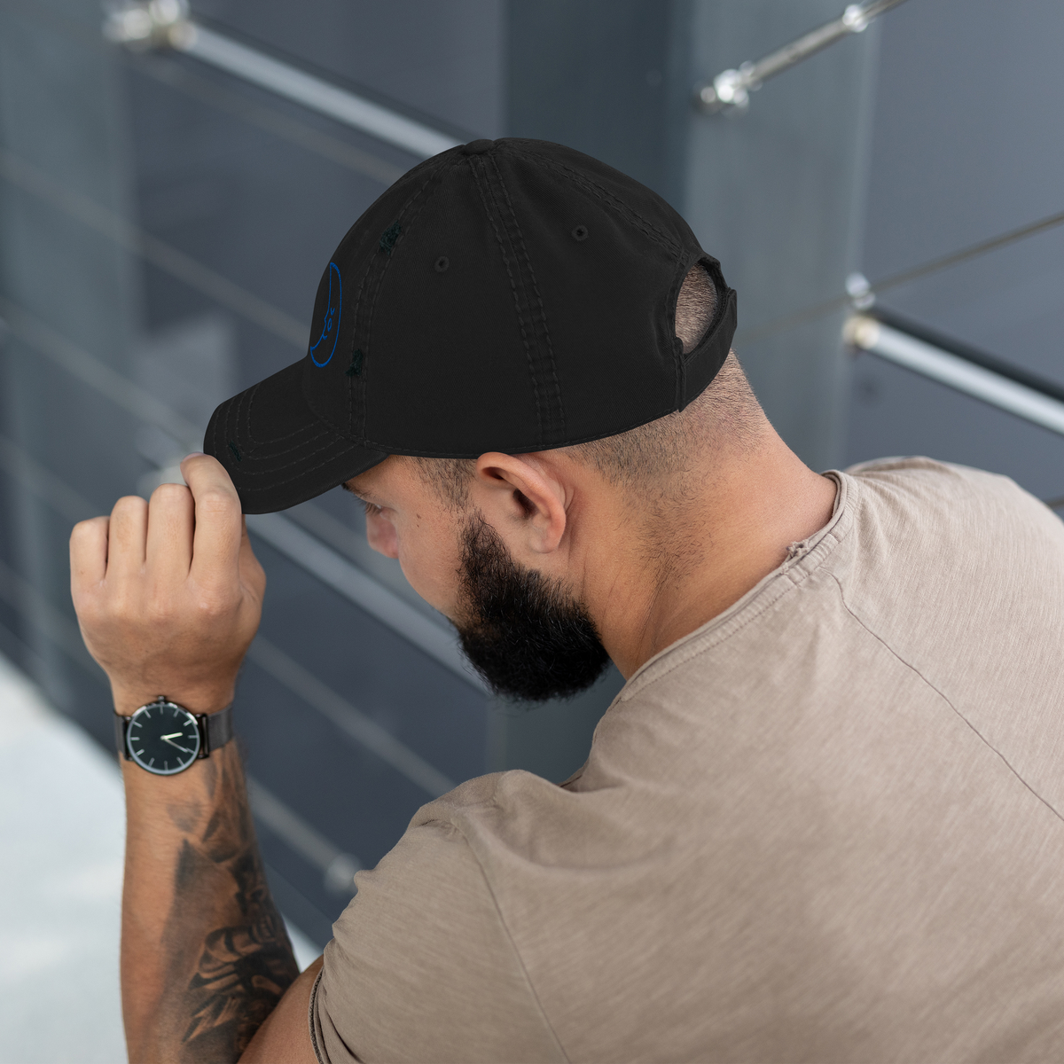 Star & Moon Distressed Dad Hat product image 2