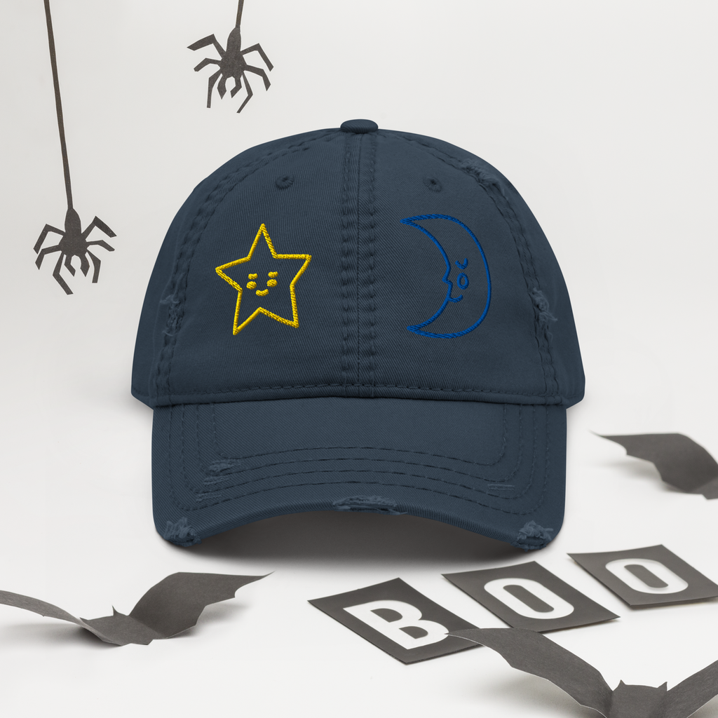 Star & Moon Distressed Dad Hat product image 7
