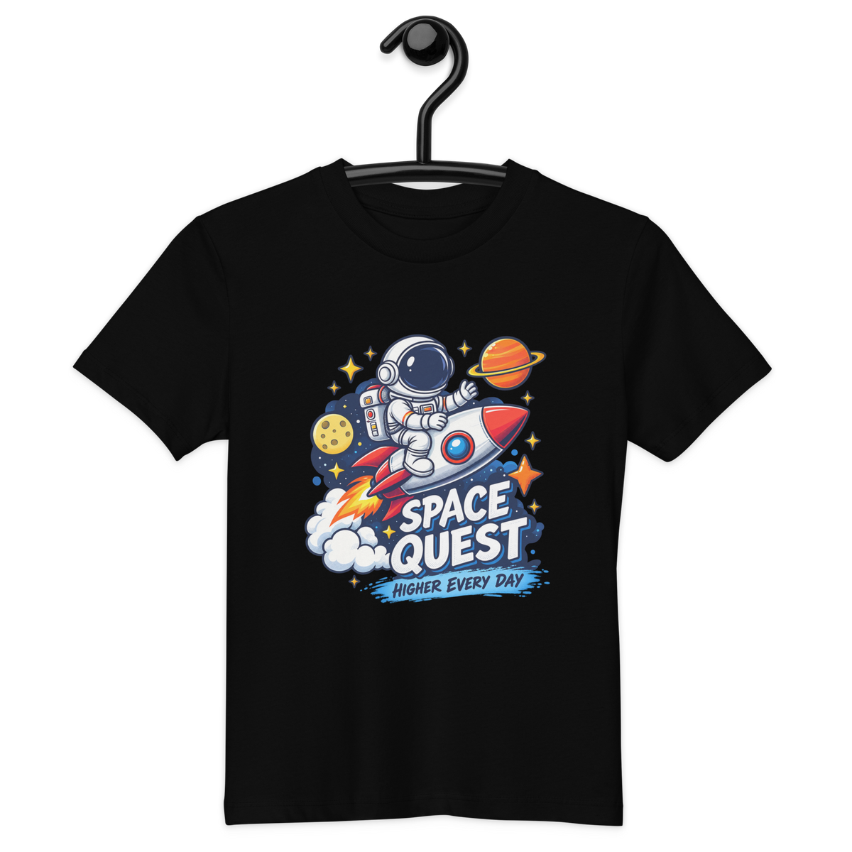 Space Quest Organic Cotton Kids T-Shirt | SideQuest