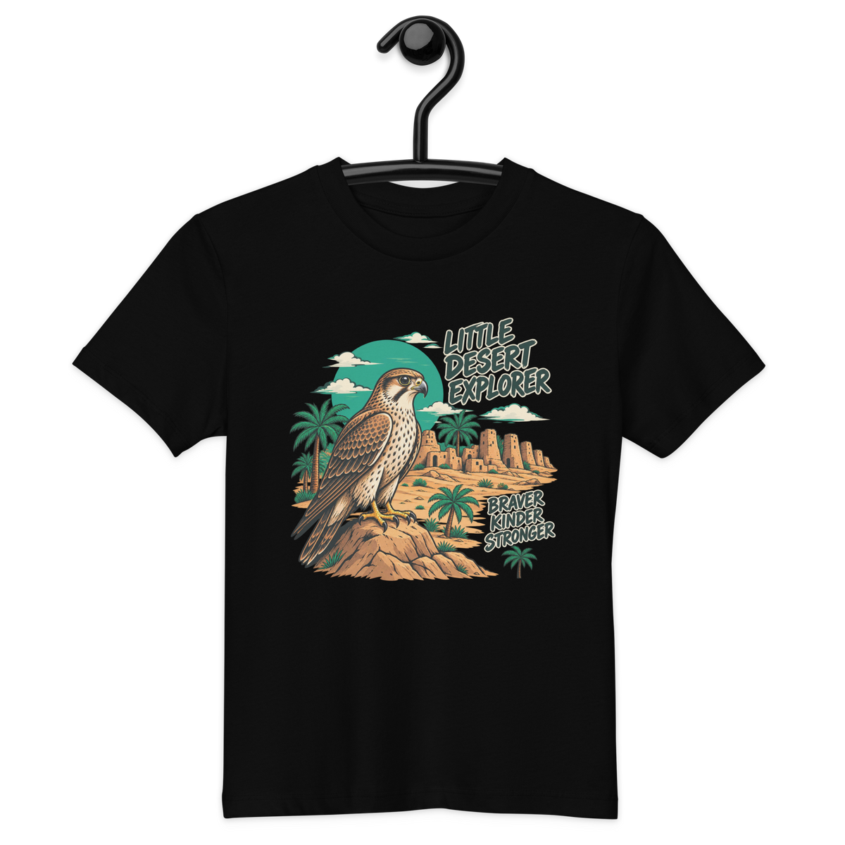 Little Desert Explorer Organic Cotton Kids T-Shirt | SideQuest