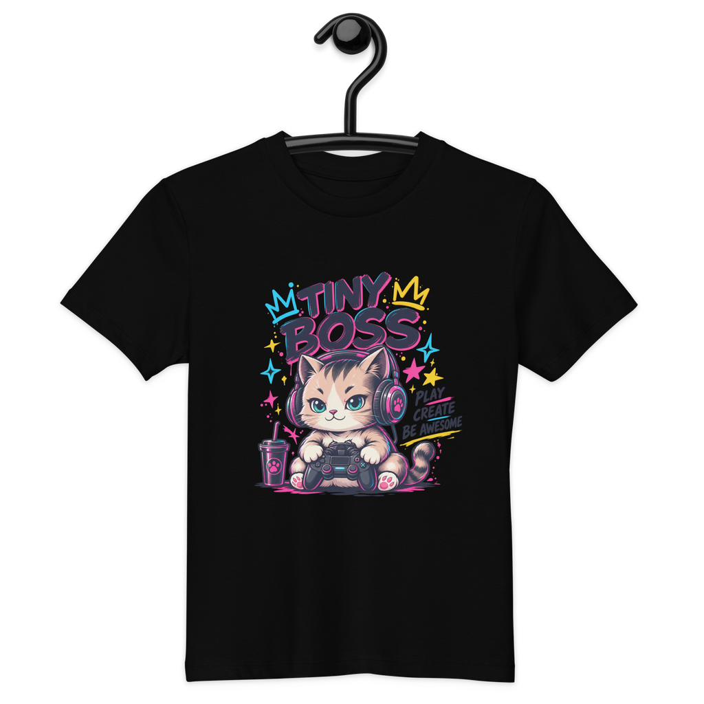 Tiny Boss Organic Cotton Kids T-Shirt | SideQuest