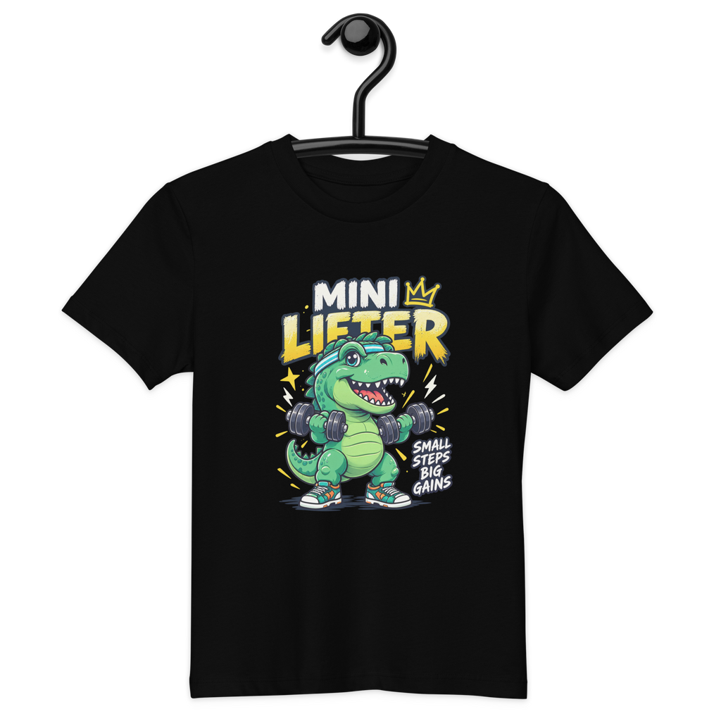Mini Lifter Organic Cotton Kids T-Shirt | SideQuest