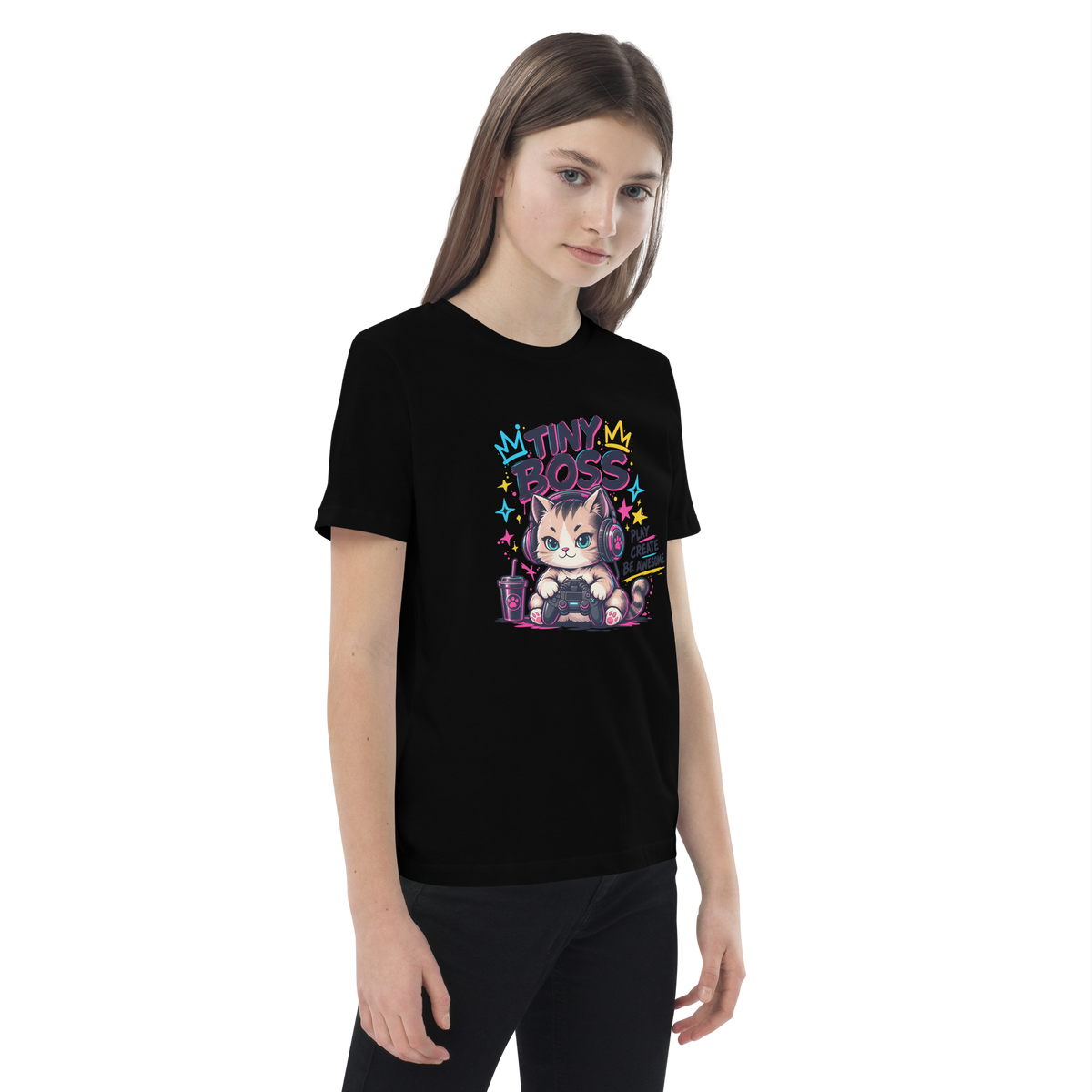 Tiny Boss Organic Cotton Kids T-Shirt | SideQuest