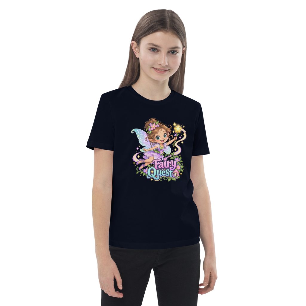 Fairy Quest Organic Cotton Kids T-Shirt | SideQuest