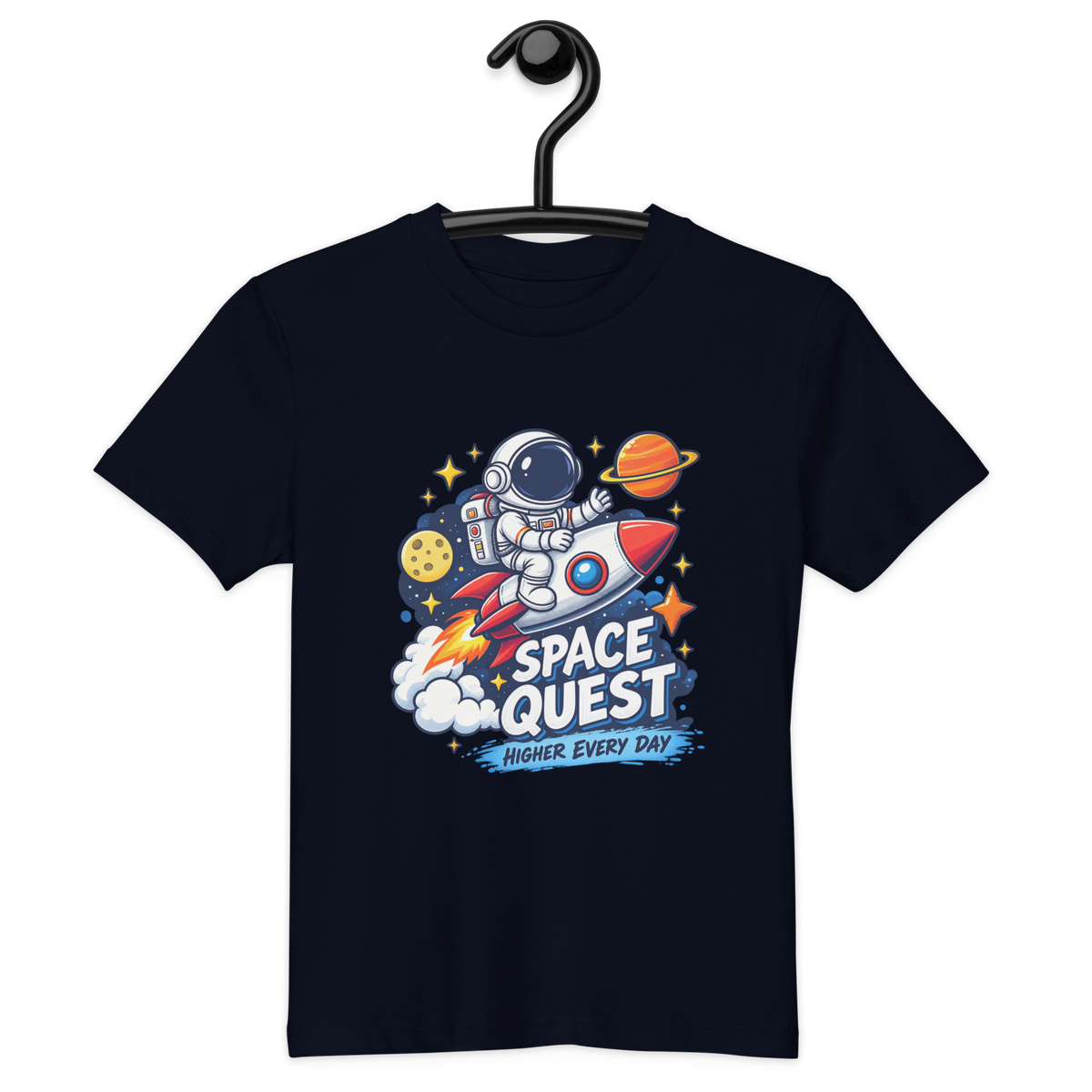 Space Quest Organic Cotton Kids T-Shirt | SideQuest