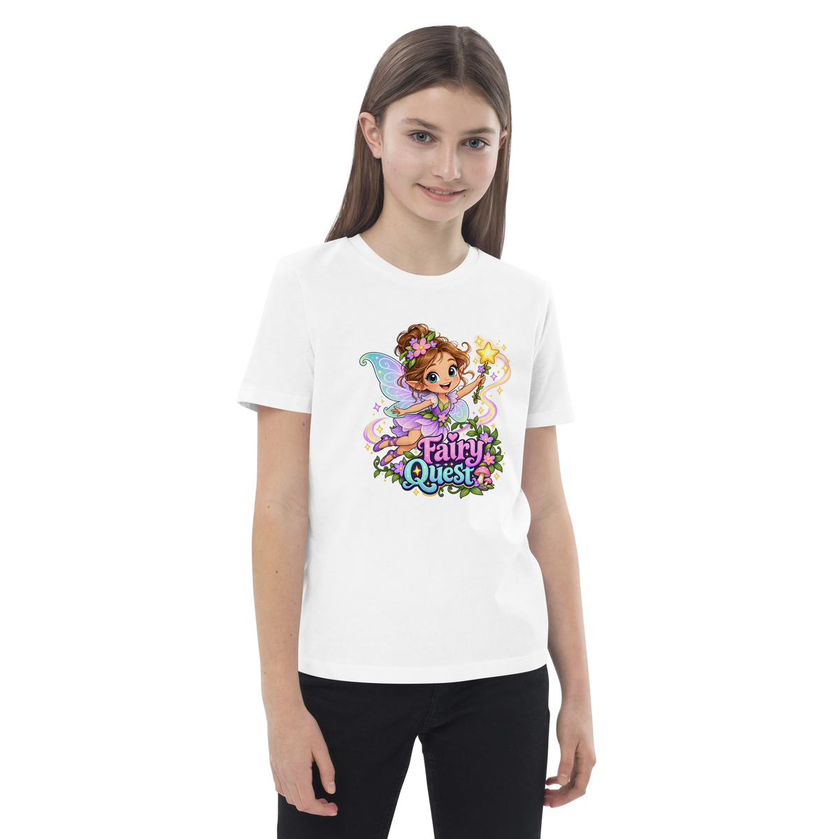 Fairy Quest Organic Cotton Kids T-Shirt | SideQuest