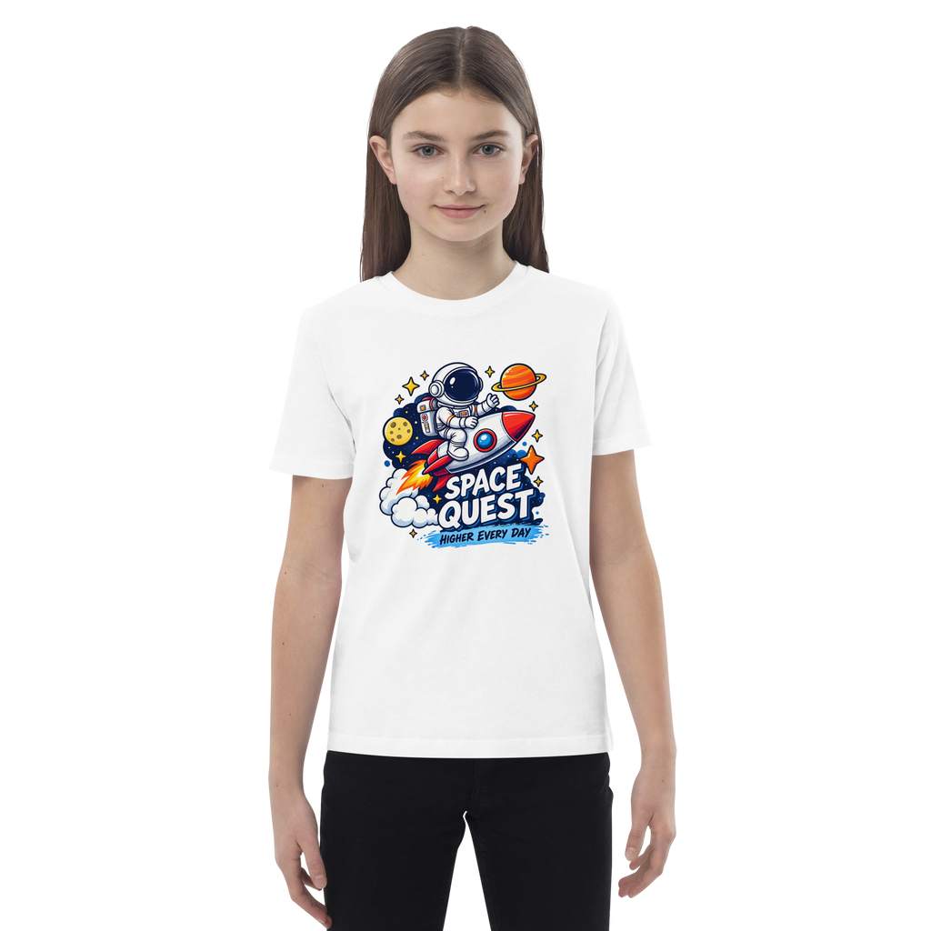 Space Quest Organic Cotton Kids T-Shirt | SideQuest