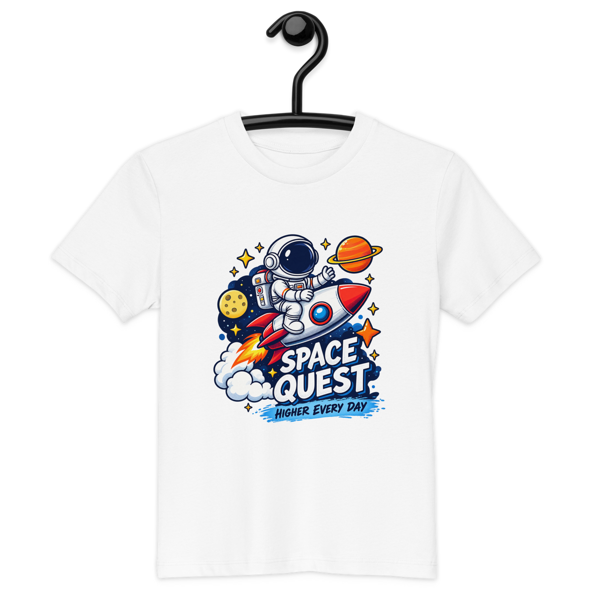 Space Quest Organic Cotton Kids T-Shirt | SideQuest