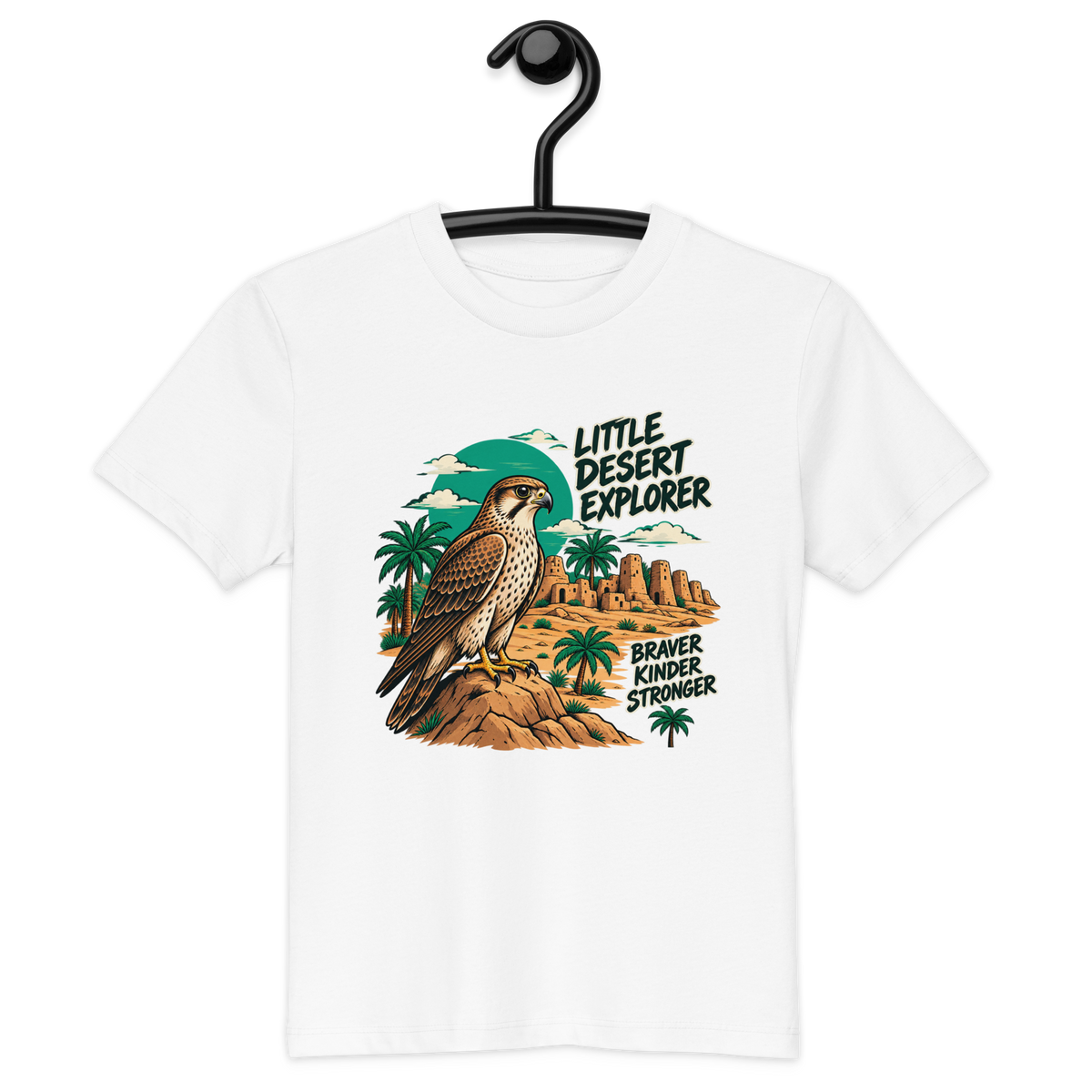 Little Desert Explorer Organic Cotton Kids T-Shirt | SideQuest