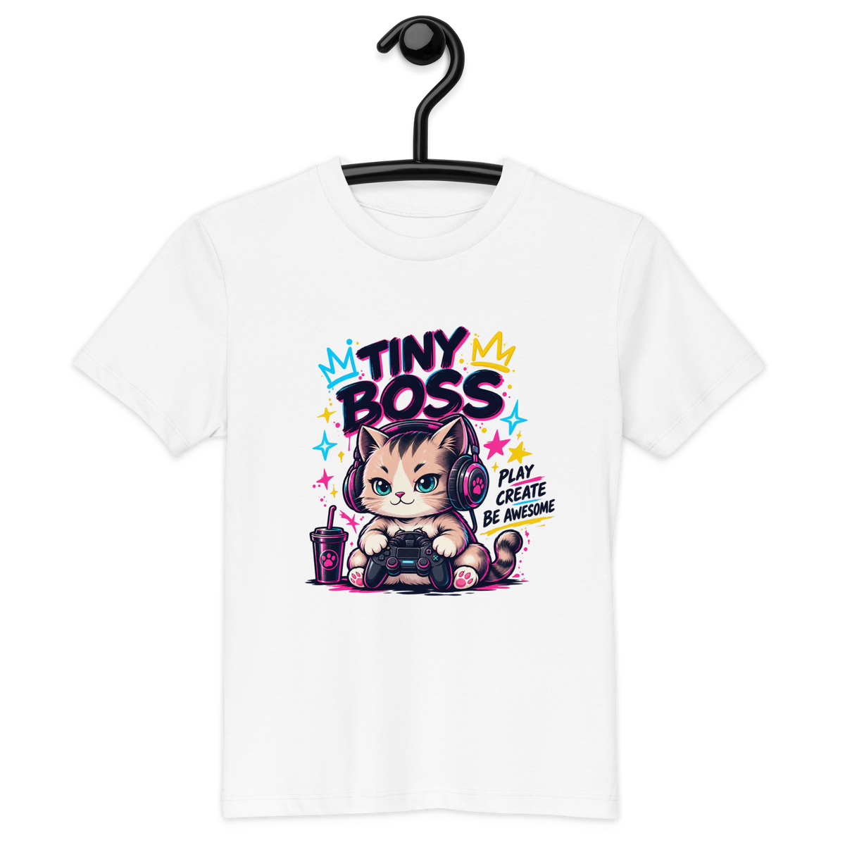 Tiny Boss Organic Cotton Kids T-Shirt | SideQuest