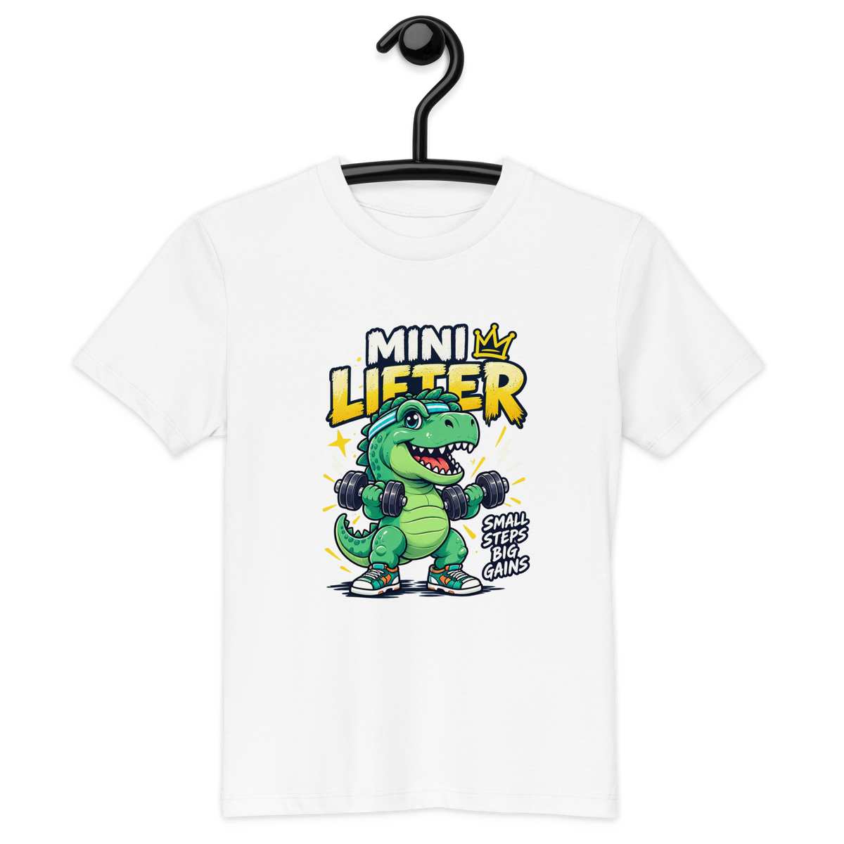 Mini Lifter Organic Cotton Kids T-Shirt | SideQuest
