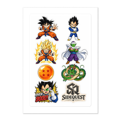 Dragon Ball Z Fighters Sticker Sheet glossy sticker sheet