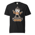 Caffeine & Kilos Heavyweight T-Shirt black front view
