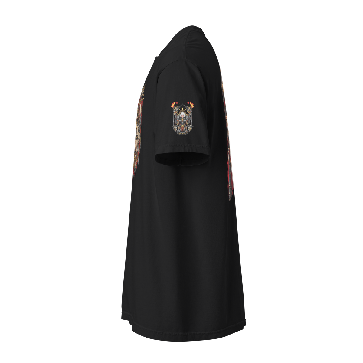 Adeptas Sororitas Heavyweight T-Shirt in Black — left side view