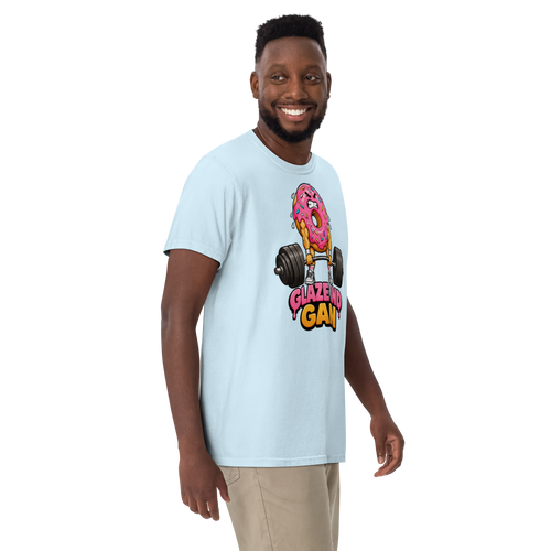 Glaze and Gain Heavyweight T-Shirt chambray front view