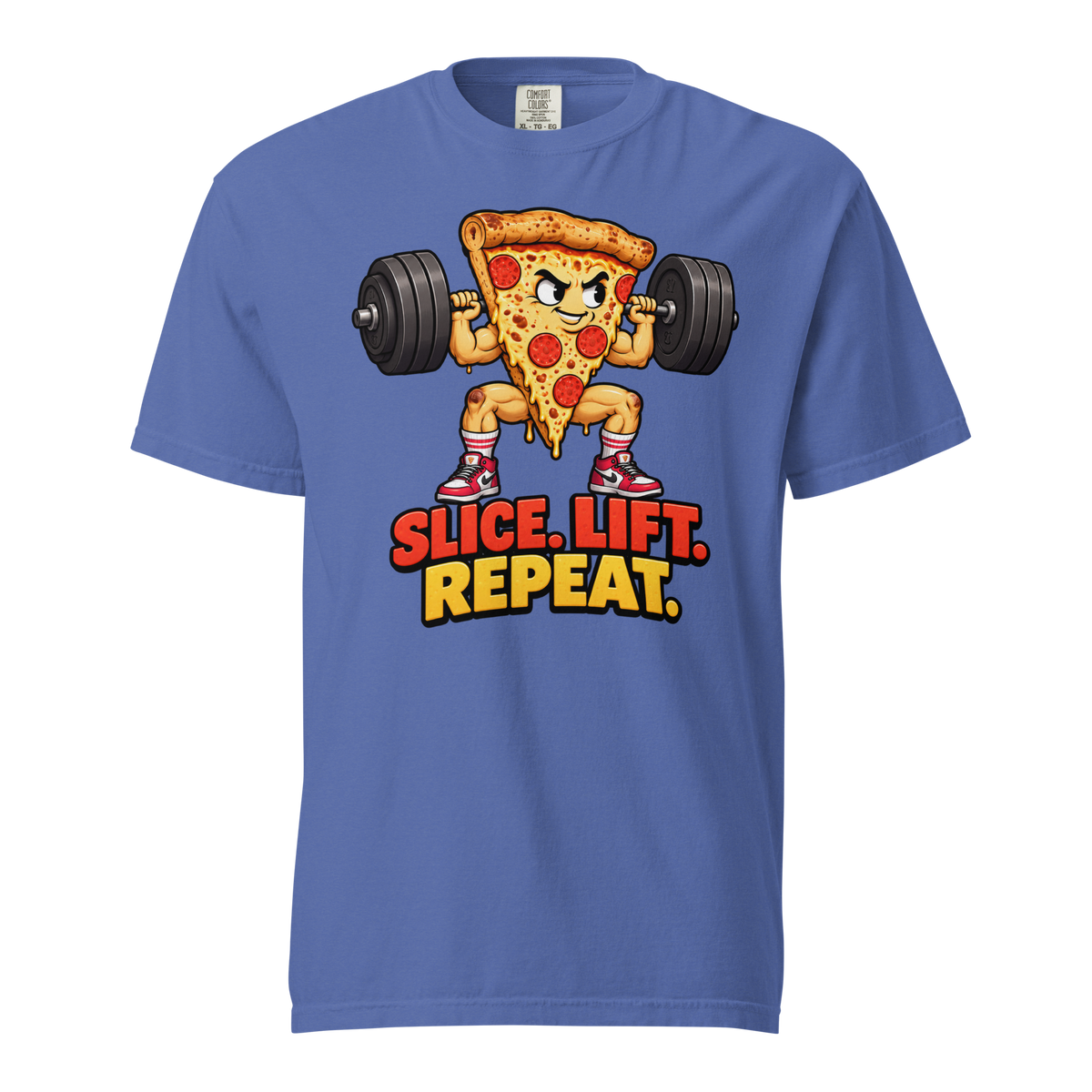 Slice. Lift. Repeat. Heavyweight T-Shirt product image 6