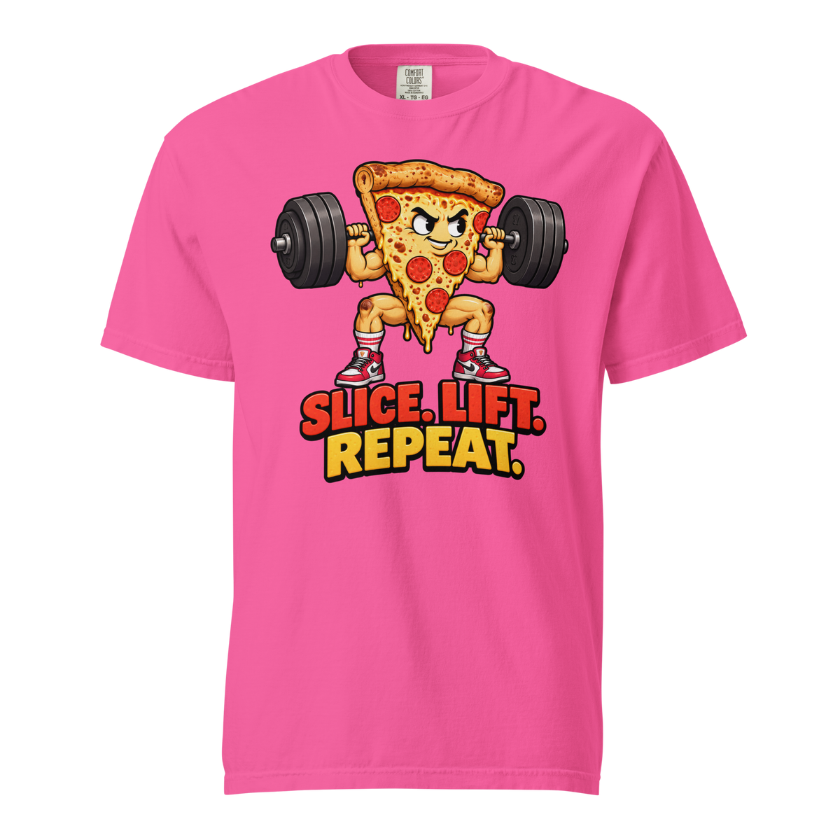 Slice. Lift. Repeat. Heavyweight T-Shirt product image 7