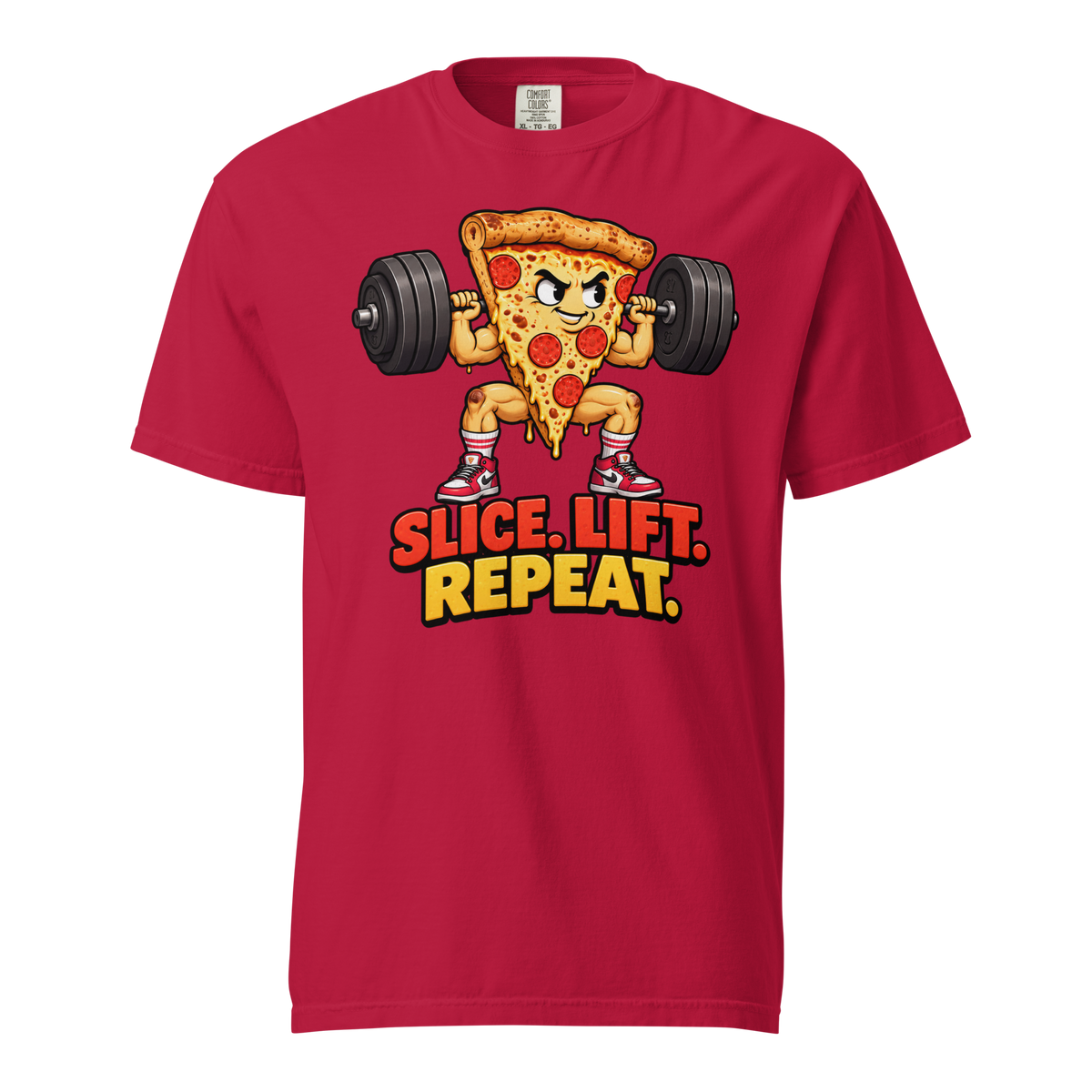 Slice. Lift. Repeat. Heavyweight T-Shirt product image 8