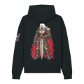 Adeptas Sororitas Relaxed Hoodie in Black — back view